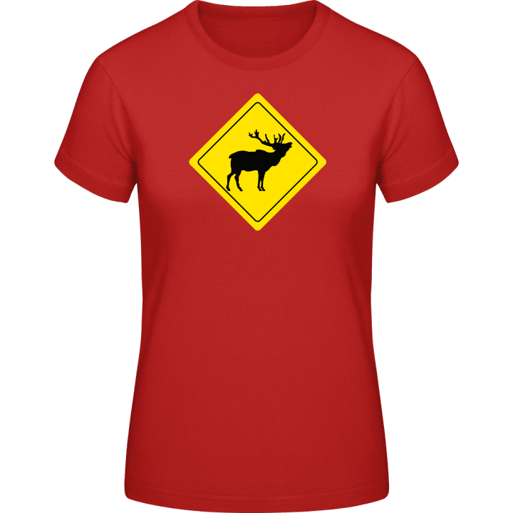Stag Warning Frauen T-Shirt 0 image