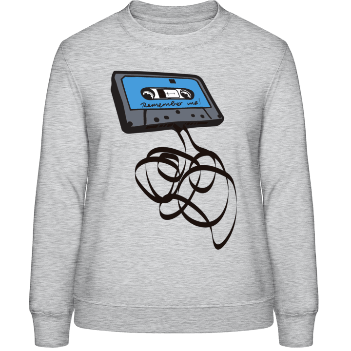 Retro Music Cassette Sweatshirt för kvinnor contain pic