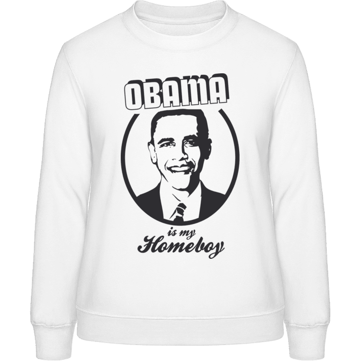 Obama Is My Homeboy Frauen Sweatshirt contain pic