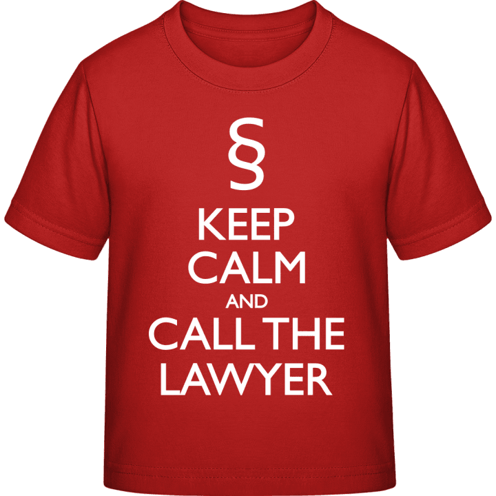 Keep Calm And Call The Lawyer Kinderen T-shirt contain pic