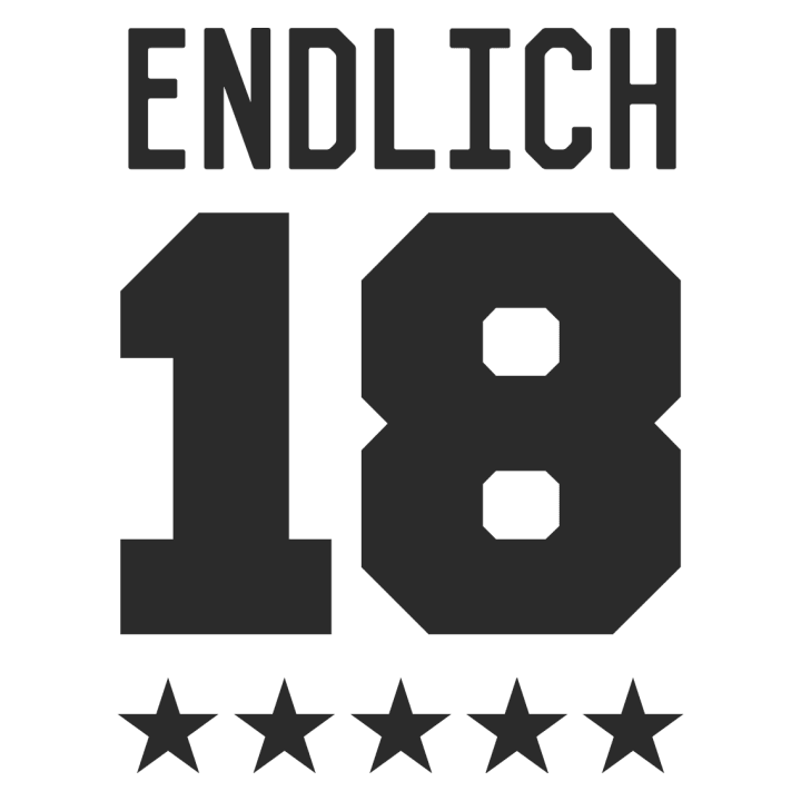 Endlich 18 Logo Frauen Langarmshirt 0 image