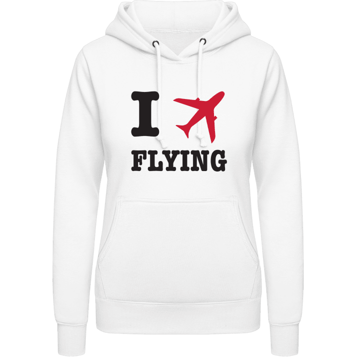 I Love Flying Frauen Kapuzenpulli contain pic