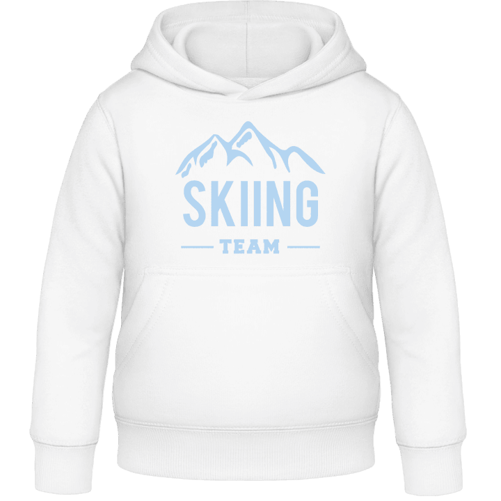 Skiing Team Sweat à capuche pour enfants contain pic