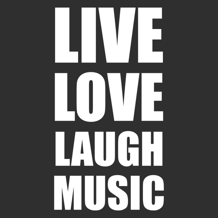 Live Love Laugh Music T-skjorte for kvinner 0 image