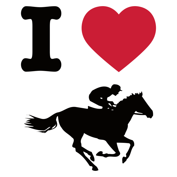 I Heart Horse Races Vrouwen Sweatshirt 0 image