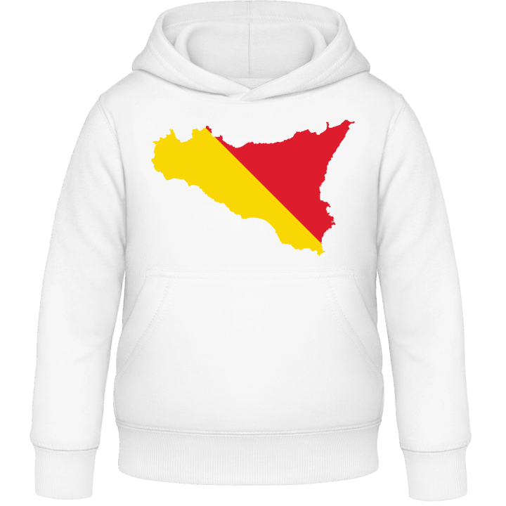 Sicily Map Kids Hoodie contain pic