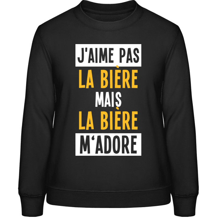 J'aime Pas La Bière Sweatshirt för kvinnor contain pic