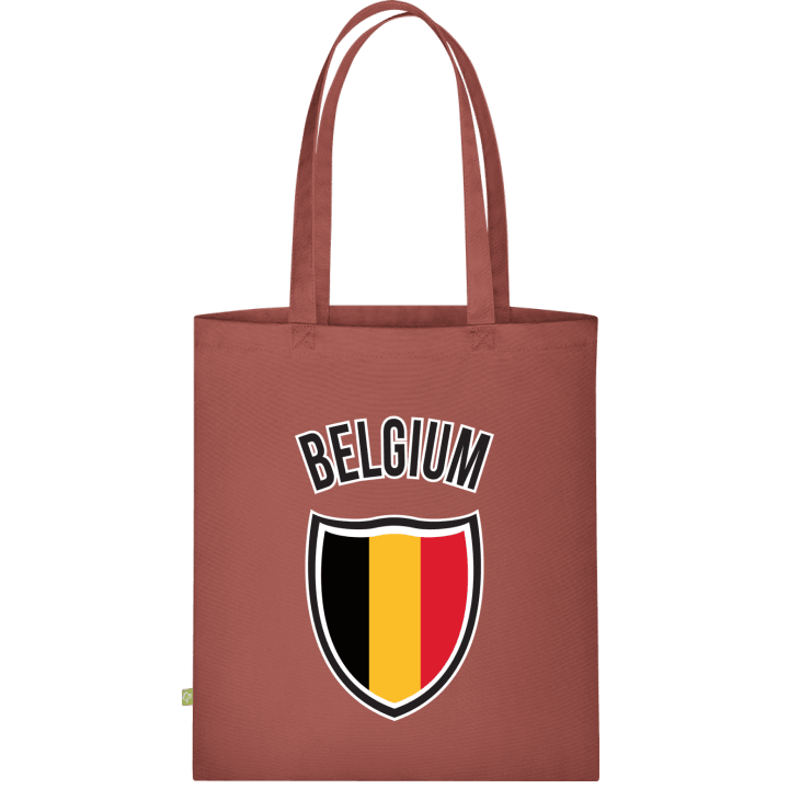 Belgium Flag Shield Stoffen tas contain pic