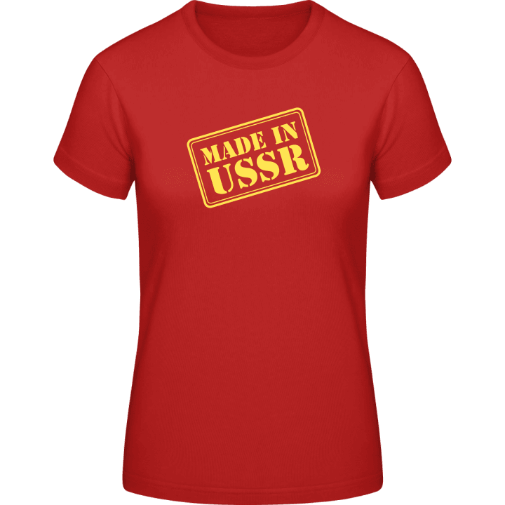 Made In USSR T-skjorte for kvinner contain pic