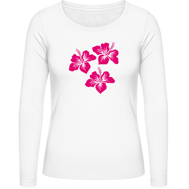 Tree Flowers Vrouwen Lange Mouw Shirt 0 image