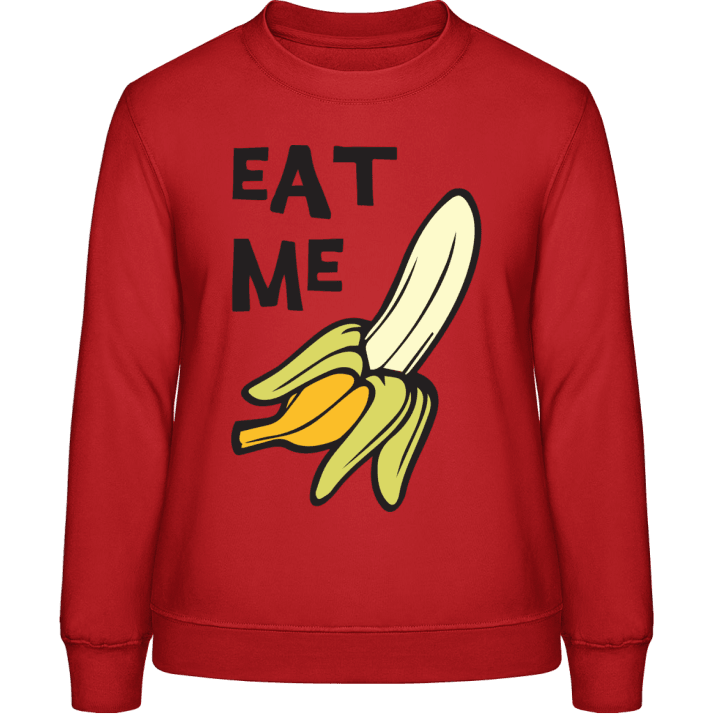 Eat Me Banana Sweatshirt för kvinnor contain pic