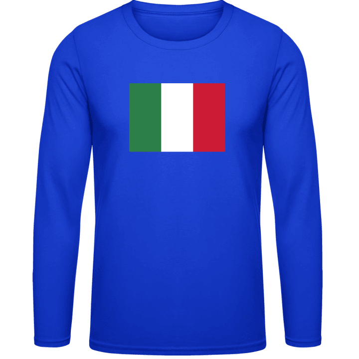 Italy Flag Shirt met lange mouwen contain pic