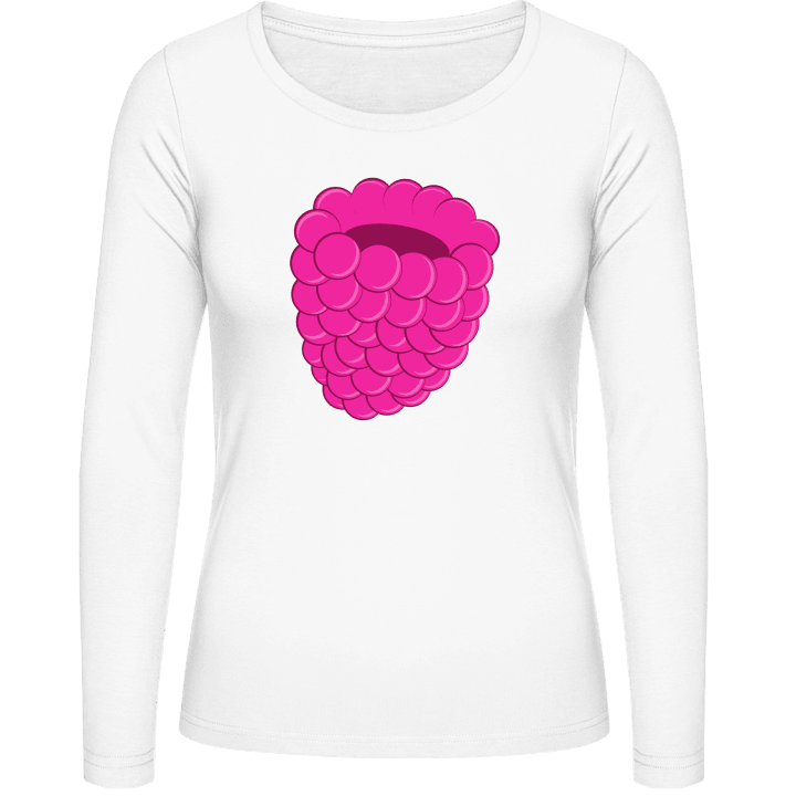 Frambuesa Camisa de manga larga para mujer contain pic