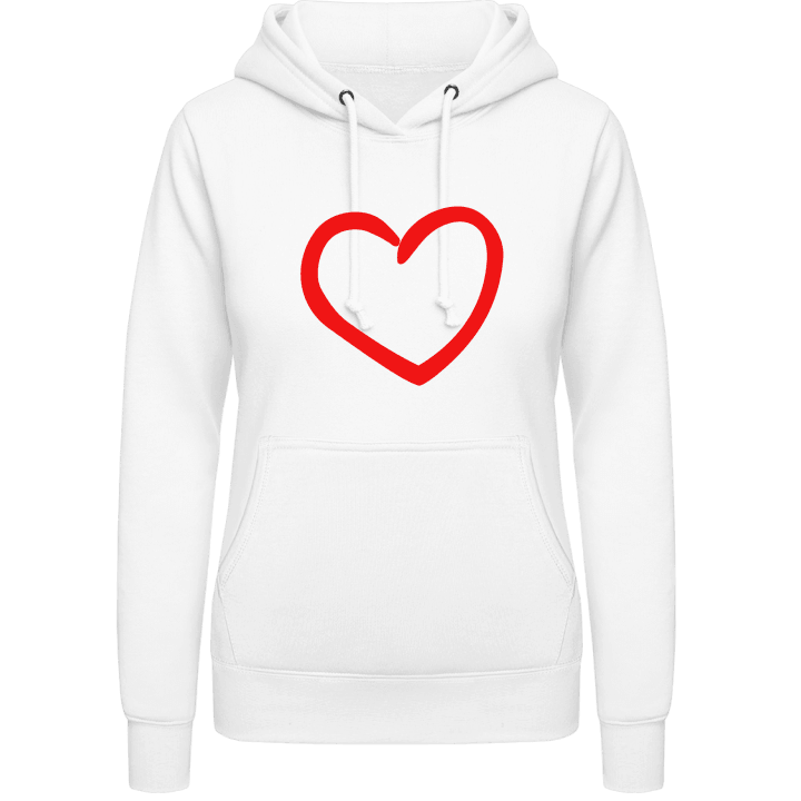 Heart Illustration Vrouwen Hoodie contain pic