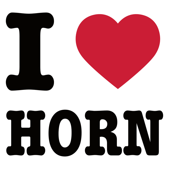 I Love Horn T-shirt för kvinnor 0 image