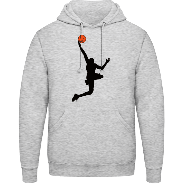 Basketball Dunk Illustration Felpa con cappuccio contain pic