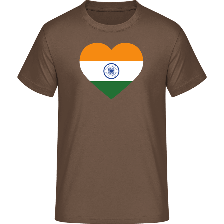 India Heart Flag Maglietta contain pic