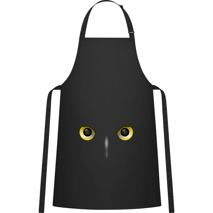 Owl Face Scary Kitchen Apron 0 image