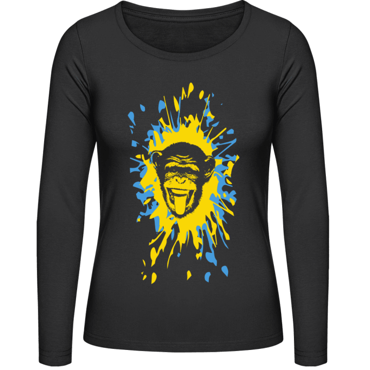 Chimp Splash T-shirt à manches longues pour femmes 0 image