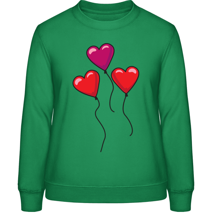 Heart Balloons Sweatshirt för kvinnor 0 image