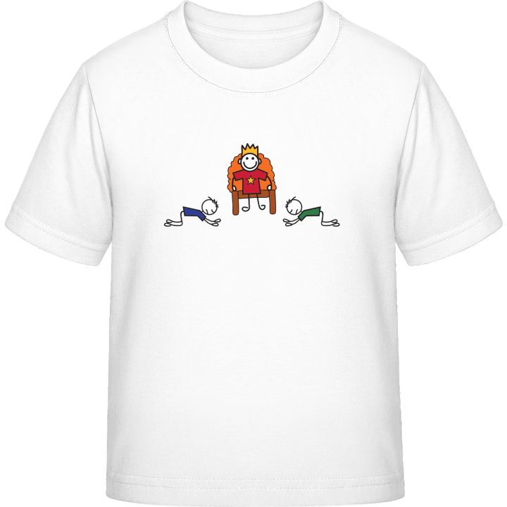 The King Is Happy Kids T-shirt 0 image