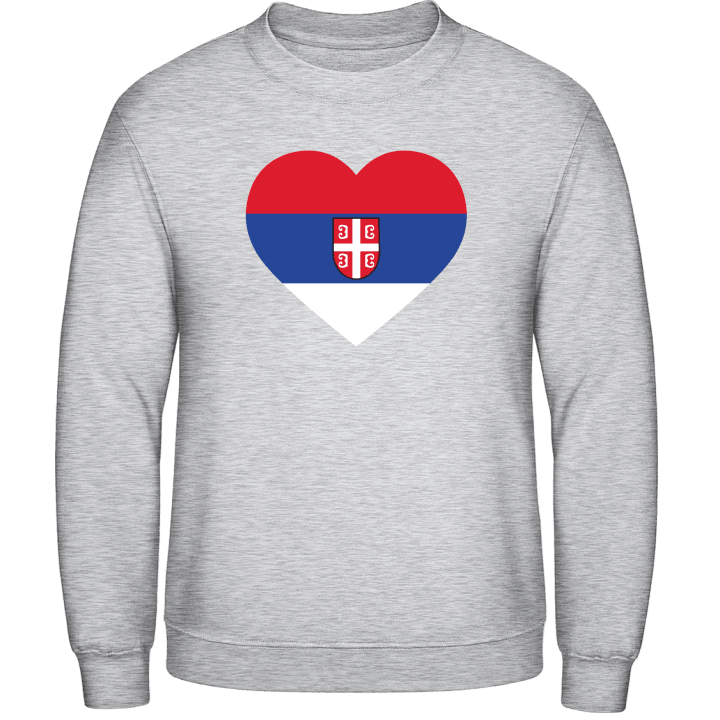 Serbien Herz Flagge Sweatshirt contain pic