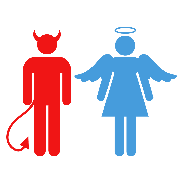 Devil And Angels T-shirt til kvinder 0 image