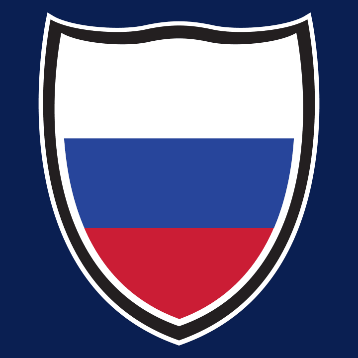 Russian Flag Shield Langarmshirt 0 image