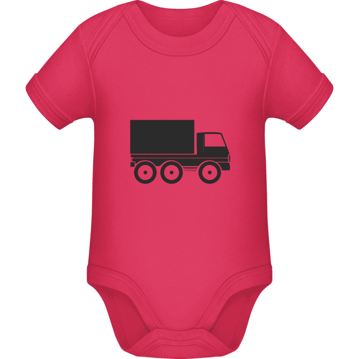 Truck Silhouette Baby Romper contain pic