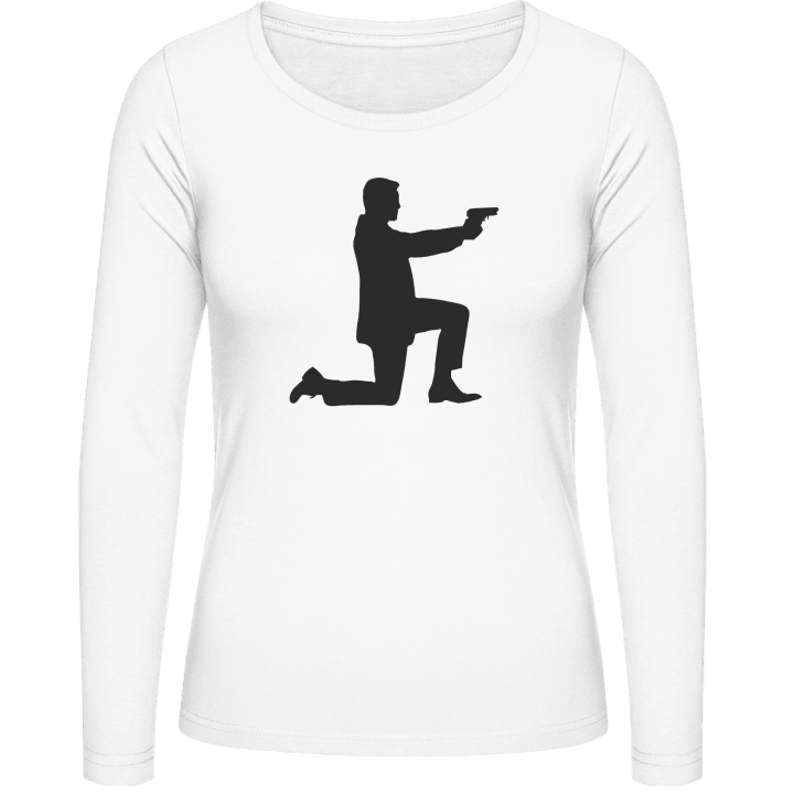 Special Agent Frauen Langarmshirt contain pic