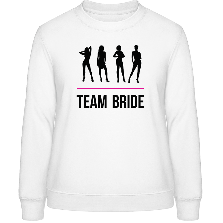 Team Bride Hotties Frauen Sweatshirt contain pic