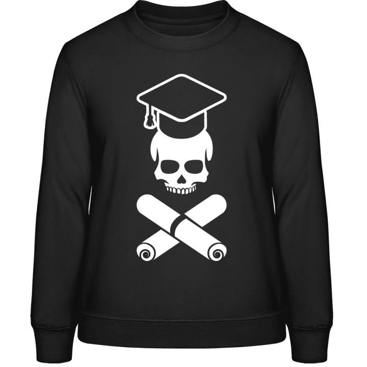 Graduate Skull Frauen Sweatshirt contain pic