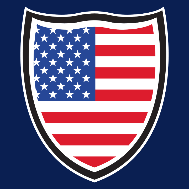 USA Shield Flag Langærmet skjorte til kvinder 0 image
