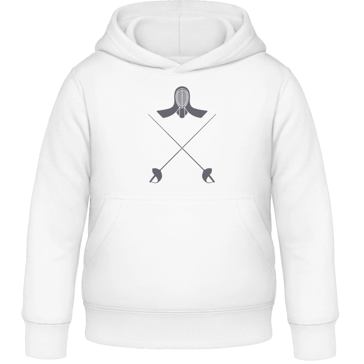 Fencing Swords and Helmet Barn Hoodie contain pic