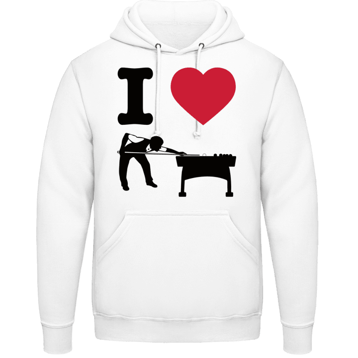 I Love Billiards Hoodie contain pic