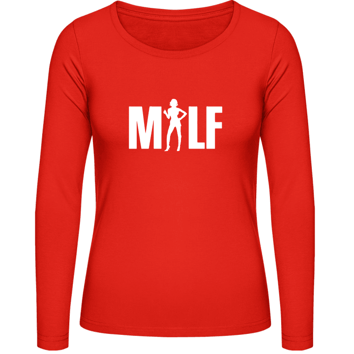 MILF Vrouwen Lange Mouw Shirt contain pic