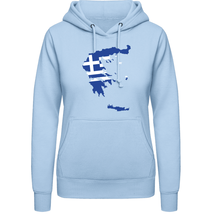 Greece Map Women Hoodie contain pic