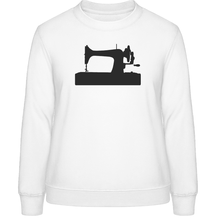 Sewing Machine Silhouette Frauen Sweatshirt contain pic