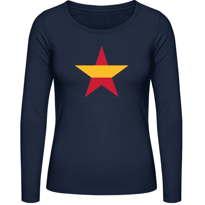 Spanish Star T-shirt à manches longues pour femmes contain pic