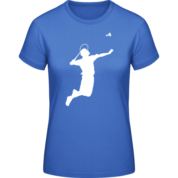 Badminton Player T-skjorte for kvinner contain pic