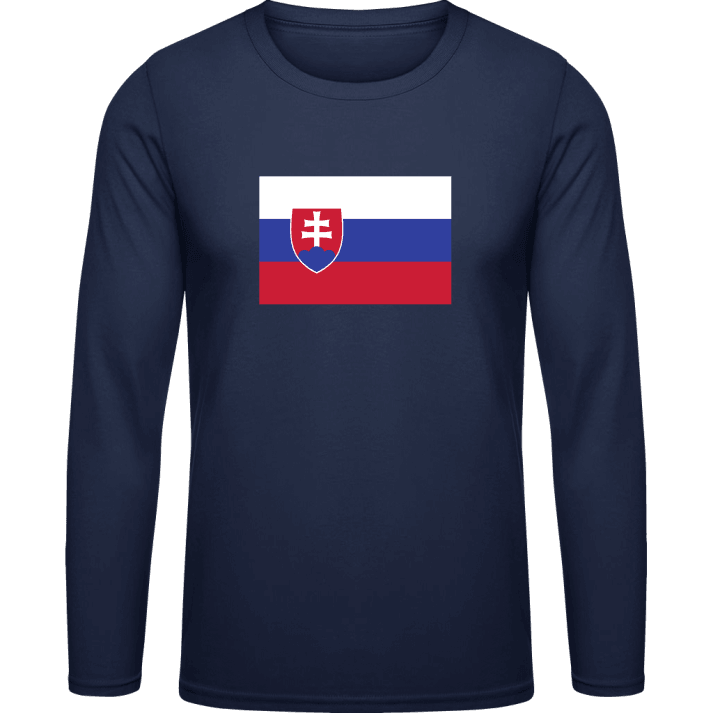 Slovakia Flag Shirt met lange mouwen contain pic