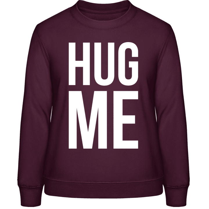 Hug Me Typo Frauen Sweatshirt contain pic