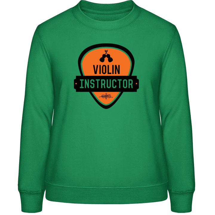 Violin Instructor Sweatshirt för kvinnor contain pic