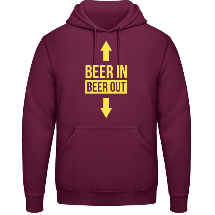 Beer In Beer Out Hoodie contain pic