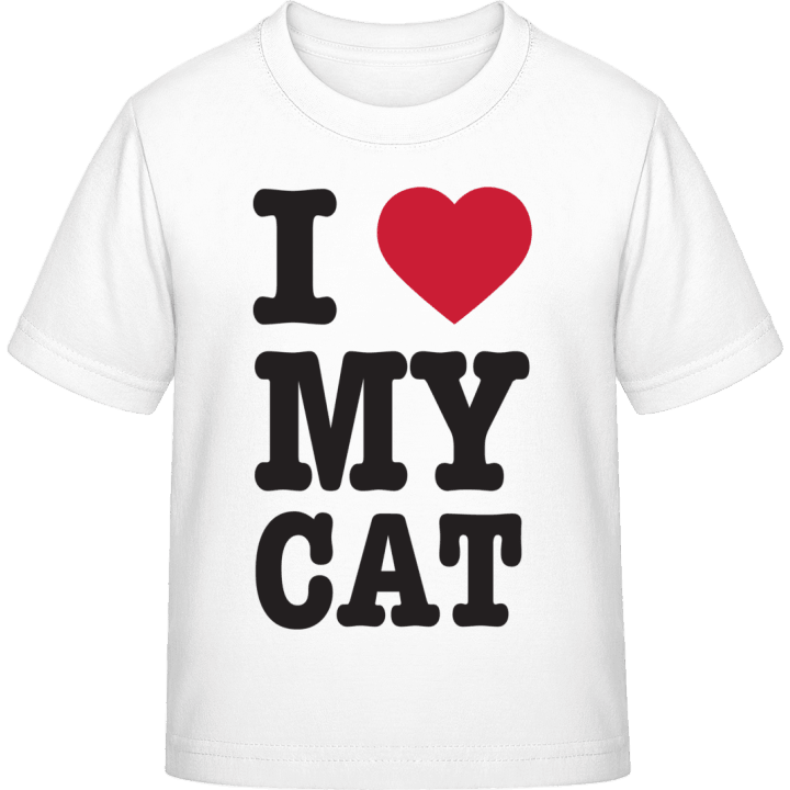 I Love My Cat Lasten t-paita 0 image