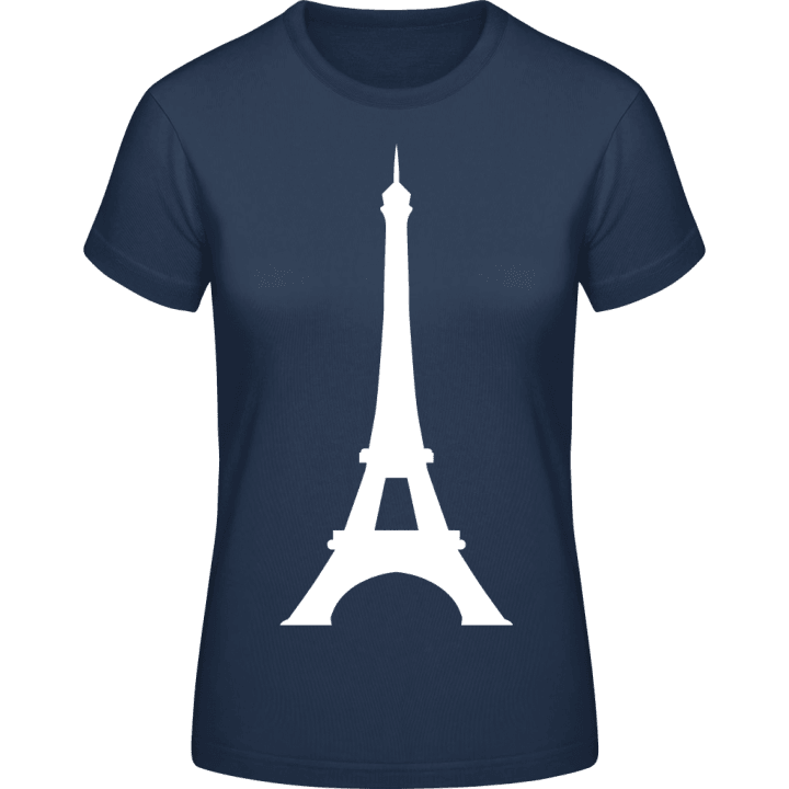 Eiffel Tower Silhouette Frauen T-Shirt contain pic