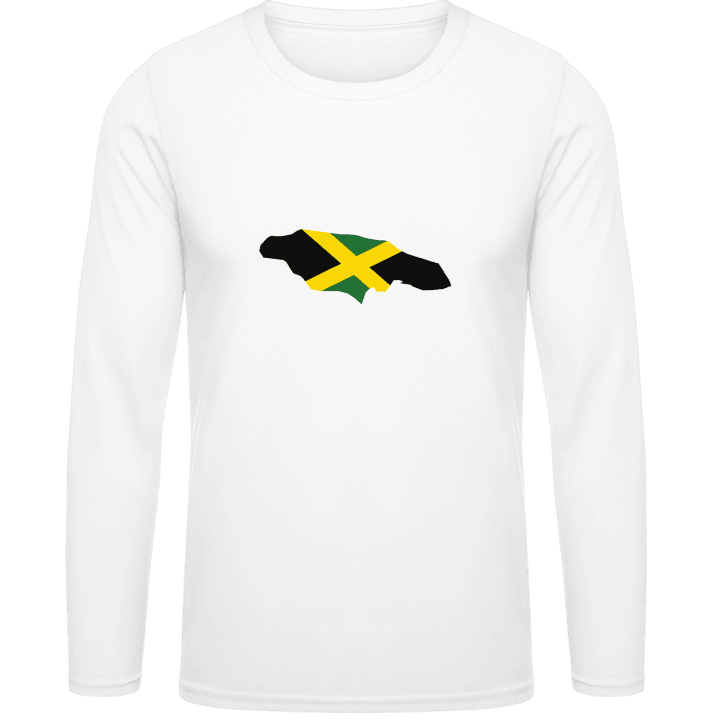 Jamaica Map T-shirt à manches longues contain pic