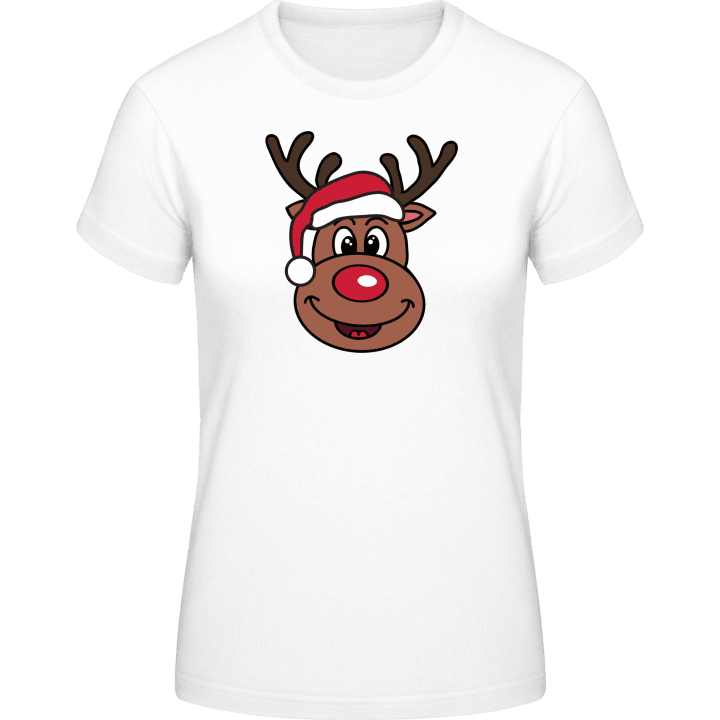 Cute Christmas Reindeer Vrouwen T-shirt 0 image