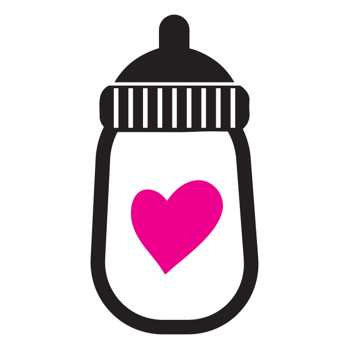 Baby Bottle Heart T-shirt à manches longues pour femmes 0 image