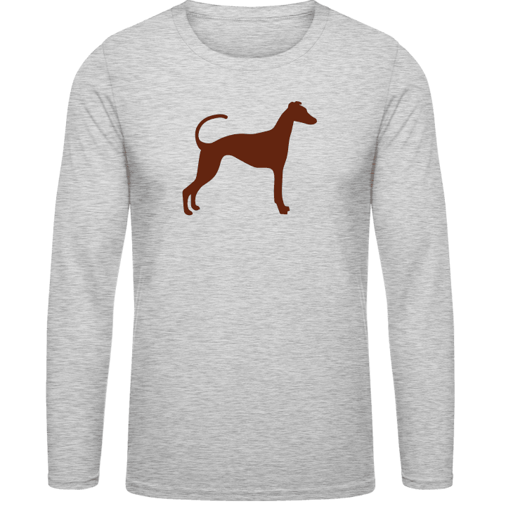Greyhound Silhouette T-shirt à manches longues 0 image